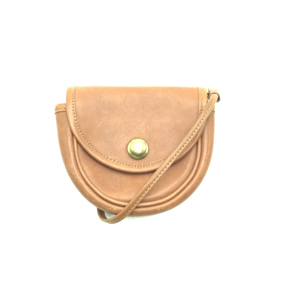 Coach Mini Leather Purse Cognac